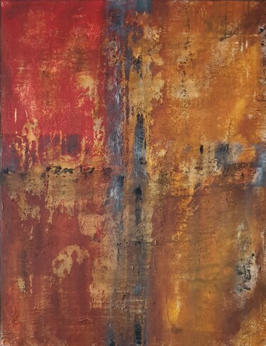 Pittura intitolato "Abstract colors" da Vincent Kponton, Opera d'arte originale, Acrilico