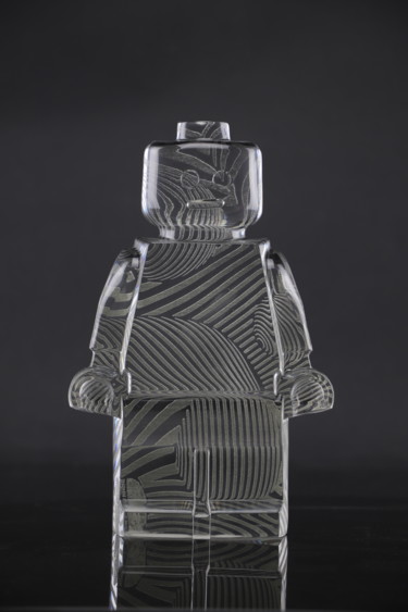 ROBOCLUSION GEOMETRIQUE 3 Sculpture titled "ROBOCLUSION GEOMETR…" by Vincent Sabatier (VerSus), Original Art, Resin