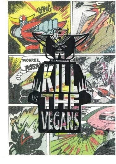 Отпечатки и Гравюры под названием "serigraphie kill th…" - Vincent Sabatier (VerSus), Подлинное произведение искусства, Шелк…