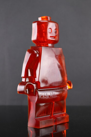 雕塑 标题为“Roboclusion Red Har…” 由Vincent Sabatier (VerSus), 原创艺术品, 树脂