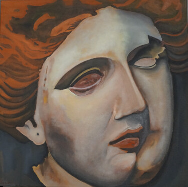 Painting titled "Menade" by Vincenzo Cohen, Original Artwork, Oil