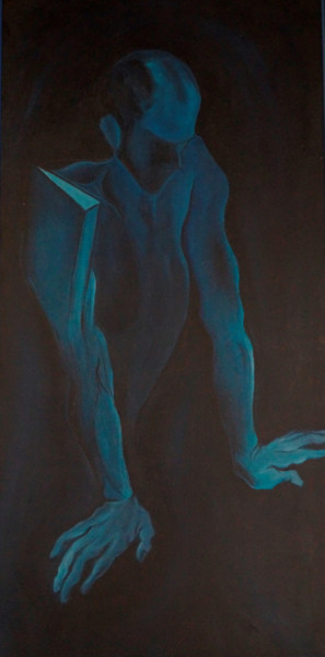 Картина под названием "Priapo" - Vincenzo Cohen, Подлинное произведение искусства, Масло Установлен на Деревянная рама для н…