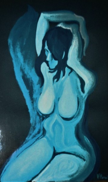 "Selene" başlıklı Tablo Vincenzo Cohen tarafından, Orijinal sanat, Zamklı boya