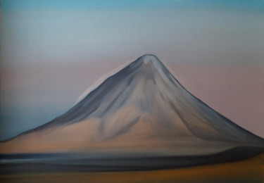 Schilderij getiteld "Monte Meru" door Vincenzo Cohen, Origineel Kunstwerk, Olie