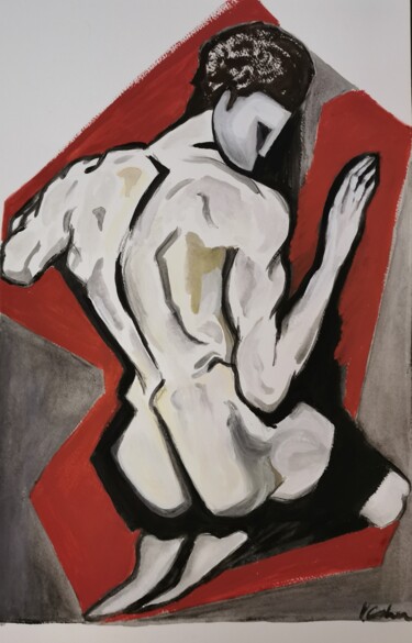 Pintura titulada "Il ritorno" por Vincenzo Cohen, Obra de arte original, Témpera