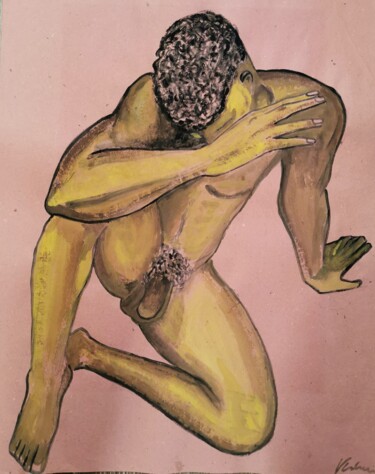 Картина под названием "Renitenza" - Vincenzo Cohen, Подлинное произведение искусства, Темпера