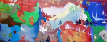 Картина под названием "Fantasia" - Vincenzo Cohen, Подлинное произведение искусства, Масло Установлен на Деревянная панель