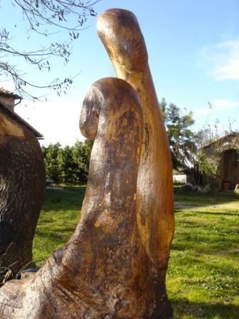 Sculpture intitulée "Caresse 2" par Vincent Tétu, Œuvre d'art originale
