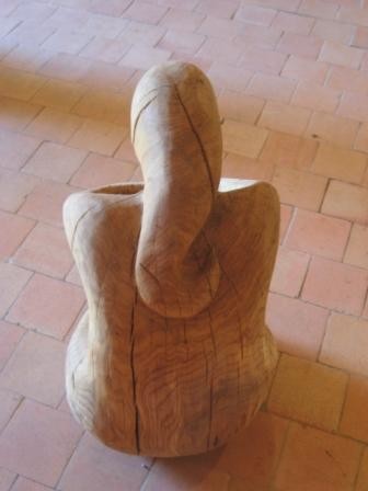 Sculpture intitulée "Maternité, de dos" par Vincent Tétu, Œuvre d'art originale