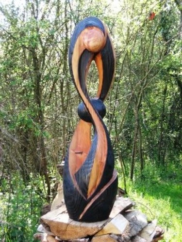 Sculpture intitulée "propulsion" par Vincent Tétu, Œuvre d'art originale