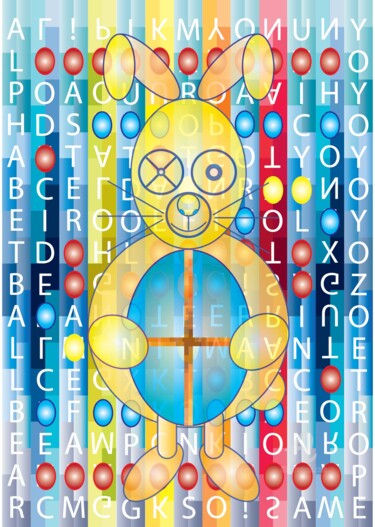 Arte digitale intitolato "Game of Toys - Happ…" da Vinci Art, Opera d'arte originale, Lavoro digitale 2D