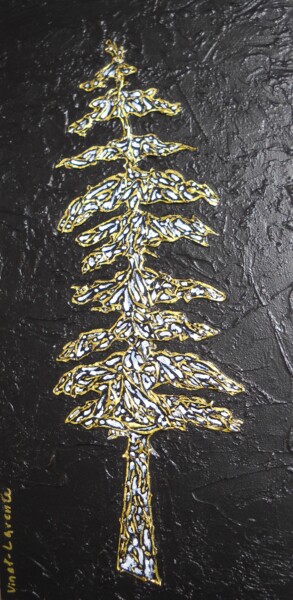 绘画 标题为“L'arbre qui cache l…” 由Vinet-Larente, 原创艺术品, 丙烯 安装在木质担架架上