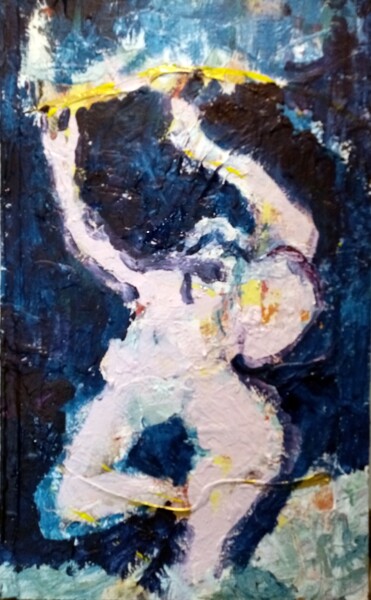 「danse au baton」というタイトルの絵画 Viniによって, オリジナルのアートワーク, アクリル