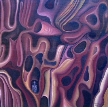 Painting titled "Labyrinth" by Vinko Hlebs, Original Artwork