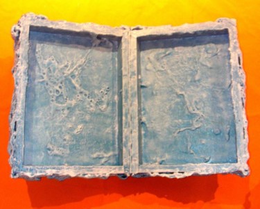 Sculpture intitulée "Le Livre Qui Ne Det…" par Vinsz, Œuvre d'art originale