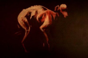 Peinture intitulée "da chien nietszche" par Vinsz, Œuvre d'art originale