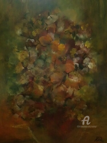 Malarstwo zatytułowany „Autumn Vibes” autorstwa Viola Gr, Oryginalna praca, Akryl