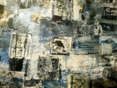 Pintura intitulada "Abstraction12c" por Viola Gr, Obras de arte originais, Acrílico