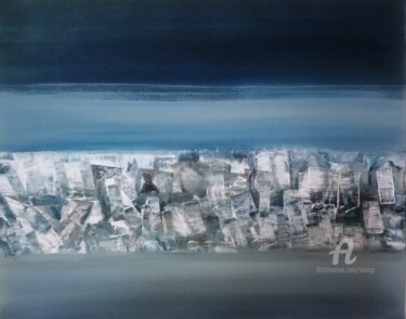 Painting titled "Cold" by Viola Gr, Original Artwork, Acrylic
