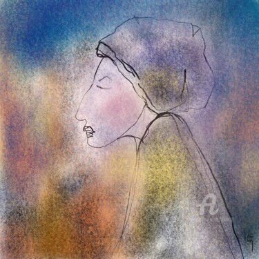 Картина под названием "Dreaming" - Viola Gr, Подлинное произведение искусства, Цифровая живопись