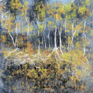 Pintura titulada "Wandering Trees" por Viola Gr, Obra de arte original, Pintura Digital