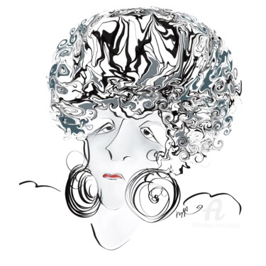 Картина под названием "From the cycle: Emo…" - Viola Gr, Подлинное произведение искусства, Цифровая живопись