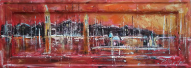 Malerei mit dem Titel "vielle ville" von Violeta Bolmanovic, Original-Kunstwerk, Öl