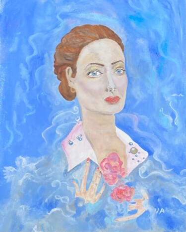Schilderij getiteld "In dreams" door Violetta André, Origineel Kunstwerk, Olie
