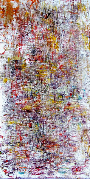 Sans titre V Peinture intitulée "Sans titre V" par Violette Barth Spiecker, Œuvre d'art originale, Acrylique Monté sur Châssis