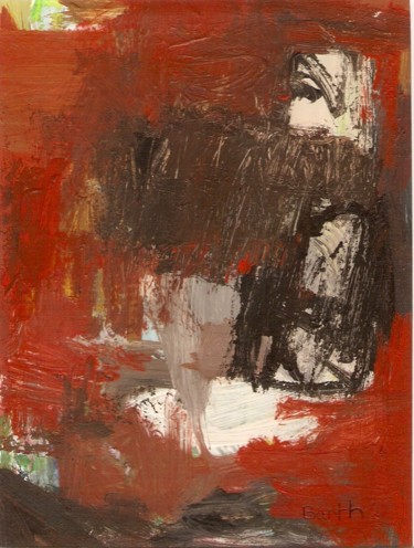 Disegno intitolato "Abstrait (31)" da Violette Barth Spiecker, Opera d'arte originale, Acrilico Montato su Cartone