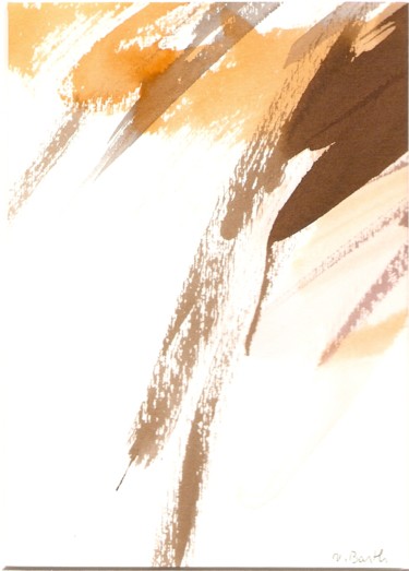 Disegno intitolato "Abstrait (42)" da Violette Barth Spiecker, Opera d'arte originale, Acrilico Montato su Cartone