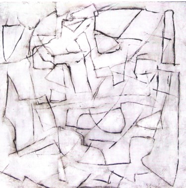 Dessin intitulée "Rythme II" par Violette Barth Spiecker, Œuvre d'art originale, Acrylique Monté sur Châssis en bois