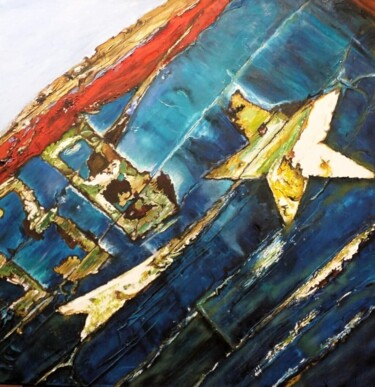 Malerei mit dem Titel "L'ETOILE" von Violette Le Gallou, Original-Kunstwerk, Öl Auf Keilrahmen aus Holz montiert