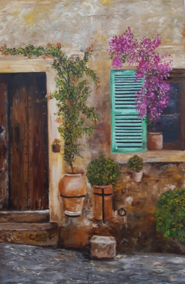 Painting titled "puerta" by Virberri, Original Artwork, Acrylic