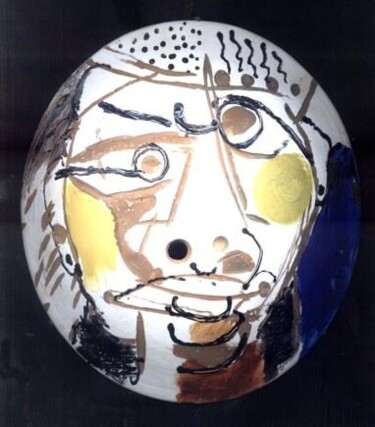 Artcraft titled "mask5" by Virendra Patel, Original Artwork