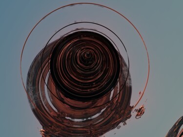 Цифровое искусство под названием "Circle-of-reflexion" - Virgil Lazar, Подлинное произведение искусства, 3D моделирование