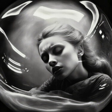 Arte digitale intitolato "time bubble #5" da Virgil Quinn, Opera d'arte originale, Immagine generata dall'IA