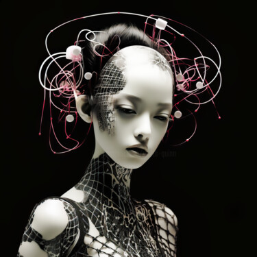 Digital Arts titled "Reina" by Virgil Quinn, Original Artwork, AI generated image