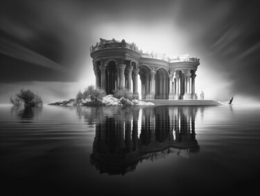 Digital Arts titled "Temple" by Virgil Quinn, Original Artwork, AI generated image