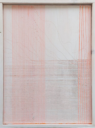 Peinture intitulée "Linee 1" par Virgilio D'Annibale, Œuvre d'art originale, Huile