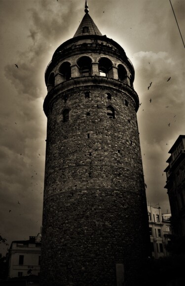 Fotografia intitulada "GALATA TOWER" por Virginie B, Obras de arte originais, Fotografia digital