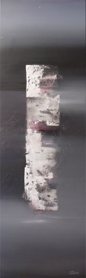 Peinture intitulée "gris" par Virginie Cétaire, Œuvre d'art originale
