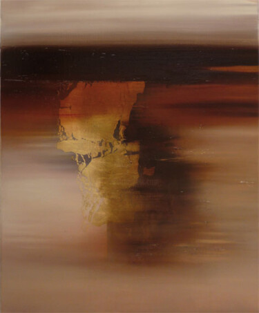 Peinture intitulée "brun" par Virginie Cétaire, Œuvre d'art originale