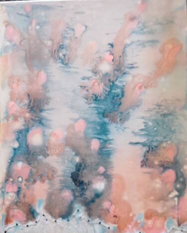 Peinture intitulée "Brume" par Virginie Chatelain, Œuvre d'art originale, Acrylique Monté sur Châssis en bois