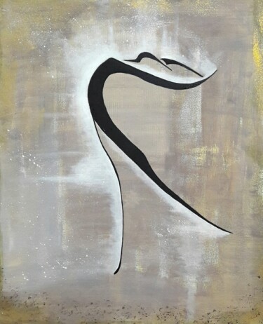 Pintura intitulada "Souffle dansant" por Virginie Dakini, Obras de arte originais, Acrílico