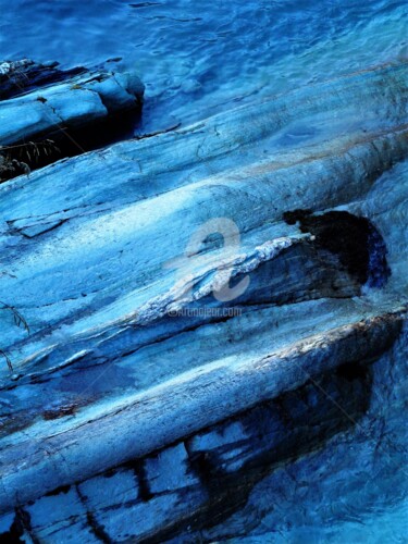 Fotografia intitolato "bleu altitude #Arti…" da Virginie Dartois, Opera d'arte originale, Fotografia non manipolata