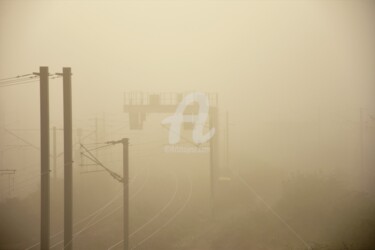 Photography titled "Brouillard électriq…" by Virginie Dartois, Original Artwork, Digital Photography