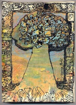Peinture intitulée "L'arbre caisse à ou…" par Virginie Gallé, Œuvre d'art originale, Huile