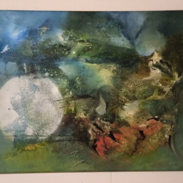 Pintura intitulada "La terre brisée" por Virginie Gauthier, Obras de arte originais, Acrílico