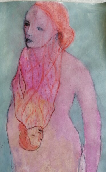 Картина под названием "Mother" - Virginie Hils, Подлинное произведение искусства, Акрил